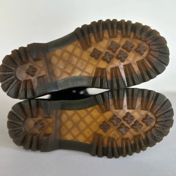 Dr. Marten's Luana Smooth Leather Lace Up Combat Boots Women's 6 Black - Picture 3 of 12